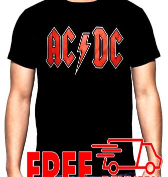 AC DC, Logo, 2, men's t-shirt, 100% cotton, S to 5XL