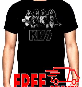 Kiss, Band, men's t-shirt, 100% cotton, S to 5XL