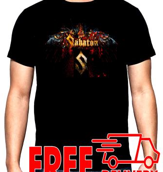 Sabaton, Logo, men's t-shirt, 100% cotton, S to 5XL